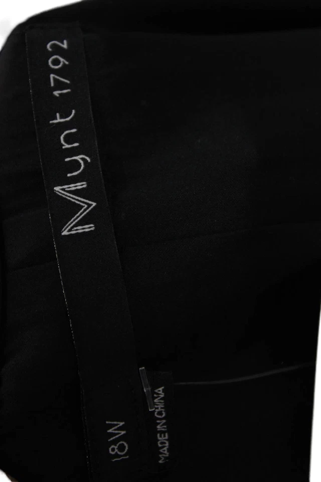 Mono MYNT 1792 para mujer sin mangas tiro alto pierna ajustada negro talla 18 ancho Foto 4 de 4