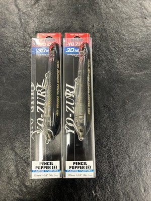 2pc Yo-Zuri 3D Inshore Pencil Popper  R1433-C4 135mm 5-3/8  1oz
