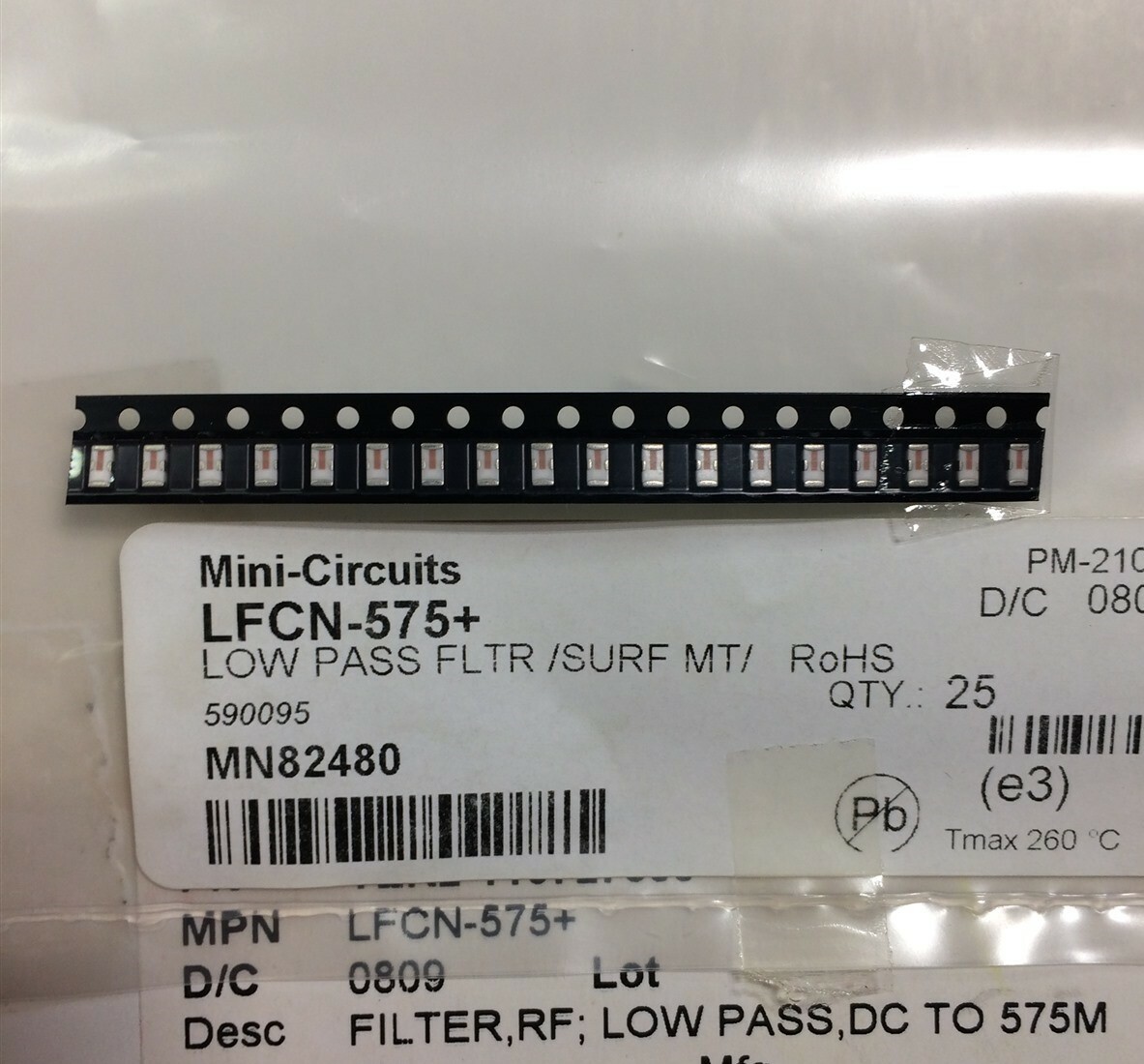 LFCN-575+ MINI CIRCUITS FILTER SMD ROHS 2 PIECES | eBay