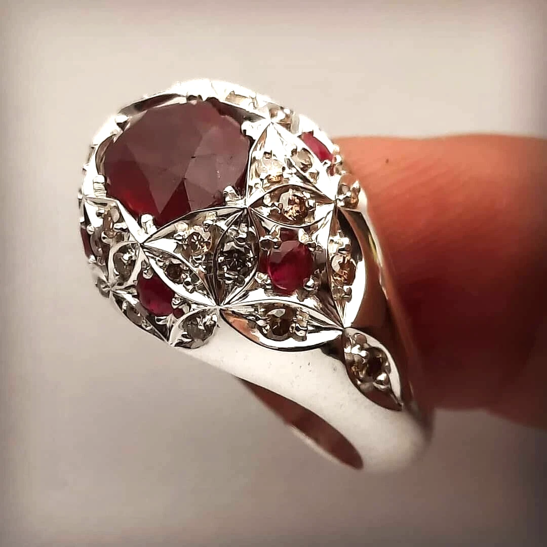 Real ruby shop rings for women