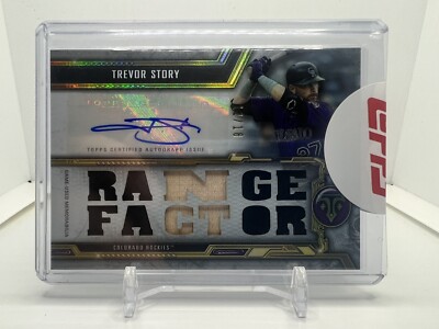 SEALED 2020 Topps Triple Threads Auto Relic /18 Trevor Story #TTAR-TS5