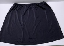 Bali Studio Collection Half Slip Women  s L Large Black NWOT