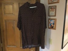 J Ferrar mens dress shirt XXLT Used Maroon