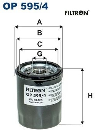 FILTRON OP543 Ölfilter - Spin-on Filter Für PKW, Robustes Stahlgehäuse, Einfacher Wechsel