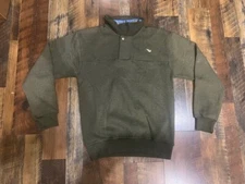 NEW Mack’s Prairie Wings Buckingham Pullover Sweatshirt Men’s Small Olive Duck