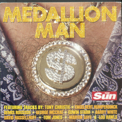 MEDALLION MAN - PROMO CD: EDWIN STARR, MARVIN GAYE, TONY CHRISTIE, LOU RAWLS ETC