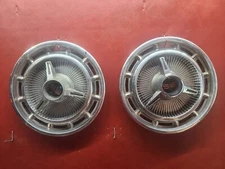 1965-1966 Chevrolet Nova II Impala SS Spinner Hubcap Wheel Cover OEM PAIR
