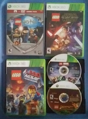 5 Xbox 360 LEGO Games- Harry Potter: Years 1-4 /Star Wars Force Awakens/ Marvel