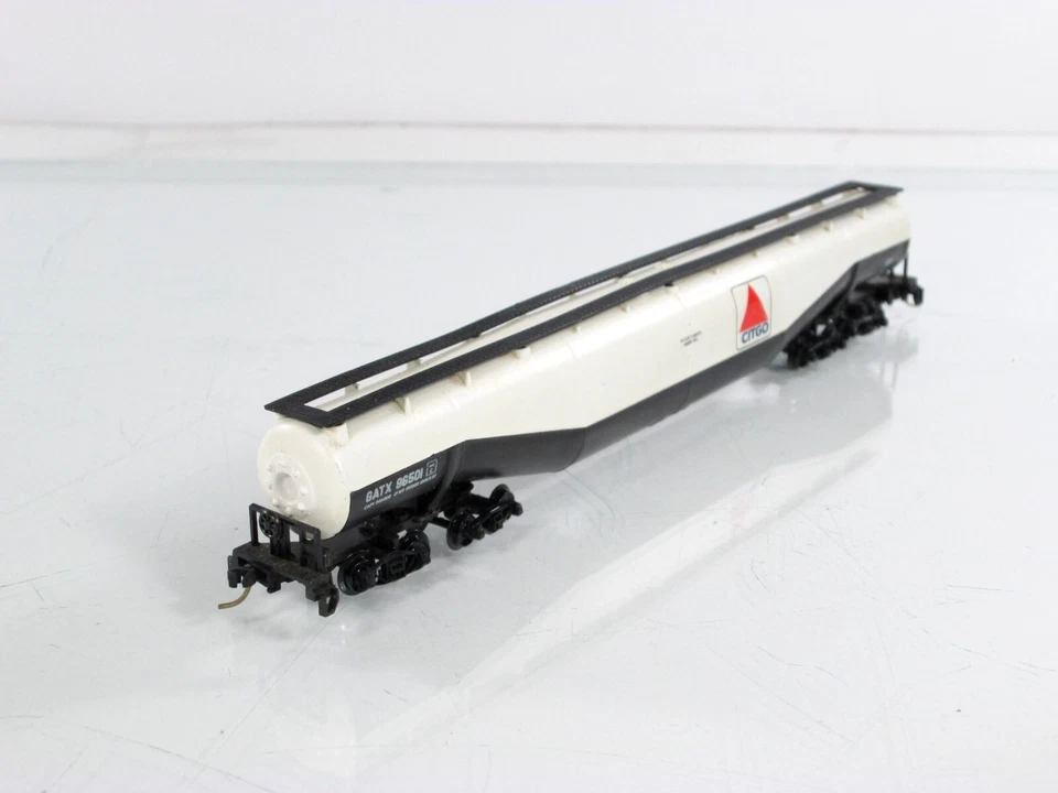 N Scale ***CITGO** Jumbo 94' Tanker, GATX 96501 --Atlas 3111, Micro-Trains Cplrs - Image 3 of 4