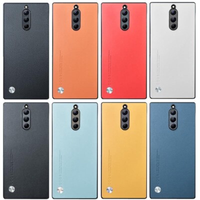 For ZTE Nubia Red Magic8Pro + 8SPro Plain Leather Fabric Rubber Hard case cover