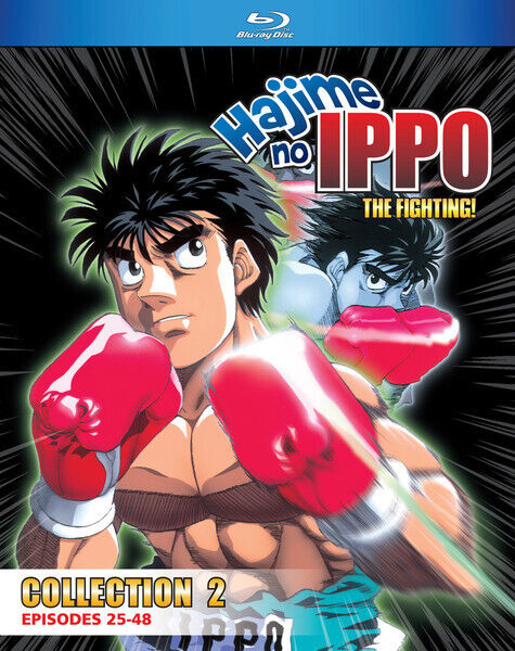 Hajime No Ippo The Fighting Collection 2 Blu Ray Discotek Official Anime  25-48 for sale online