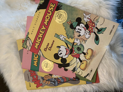 mickey mouse vintage Collection Book (set Of 3)