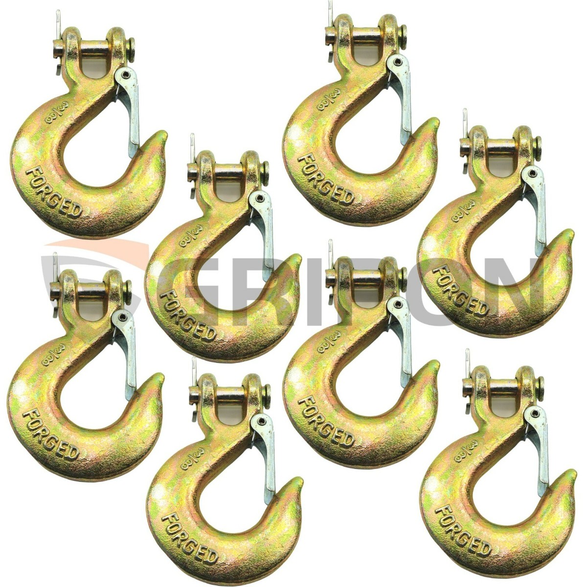 3/8 Inch Clevis Slip Hook (Set Of 2), G70 Tow Chain Clevis - Foto 2