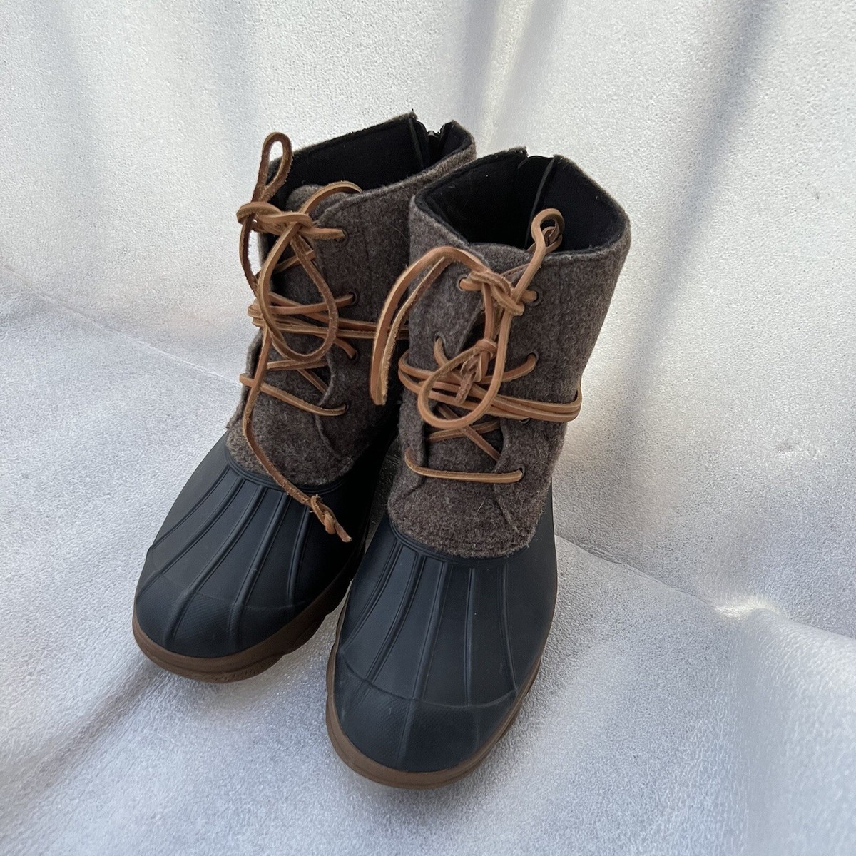 sperry wedge duck boots
