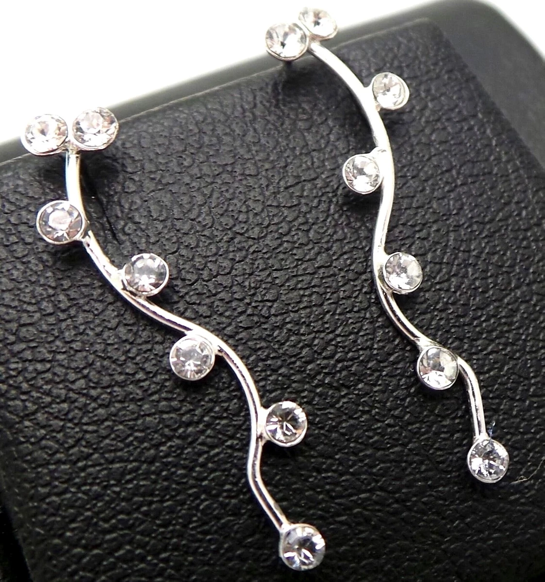Swarovski hotsell crawler earrings