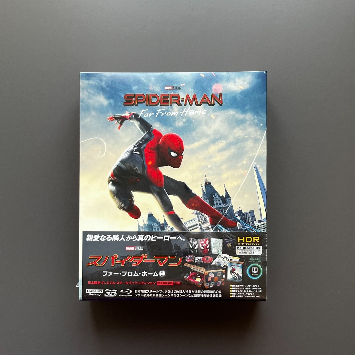 SPIDER-MAN: FAR FROM HOME STEELBOOK [4K+3D+2D+BONUS] JAPAN