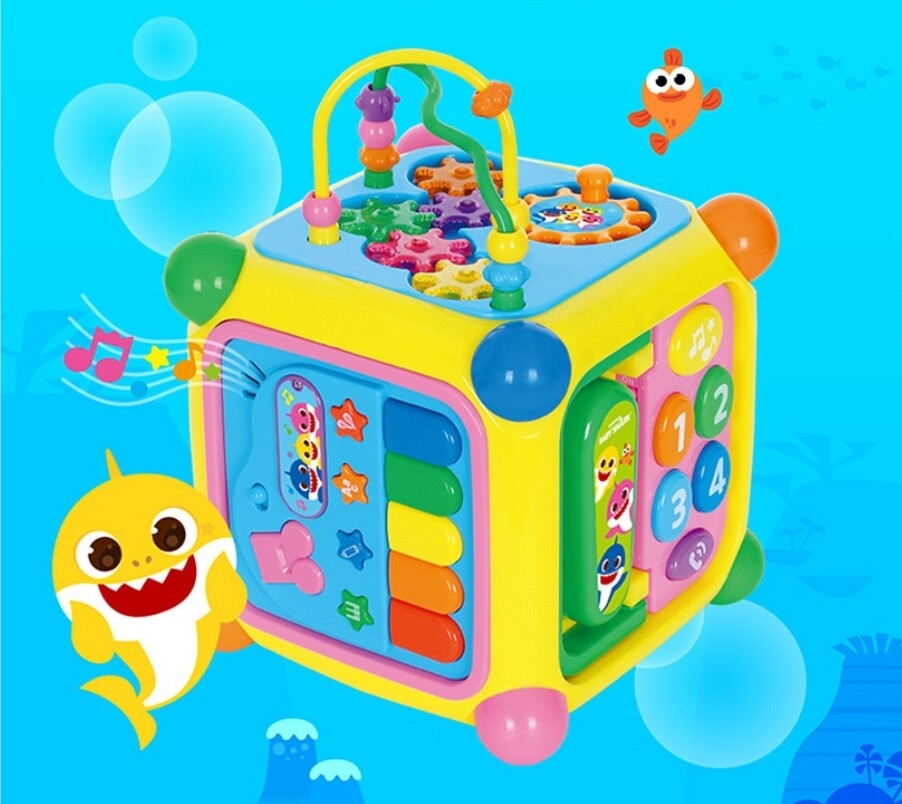 Pinkfong Baby Shark Sensory Play Cube Baby Melody Toy | eBay