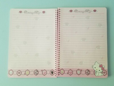 Sanrio Hello Charmmy Kitty Notebook Journal Pink Jewel Spiral