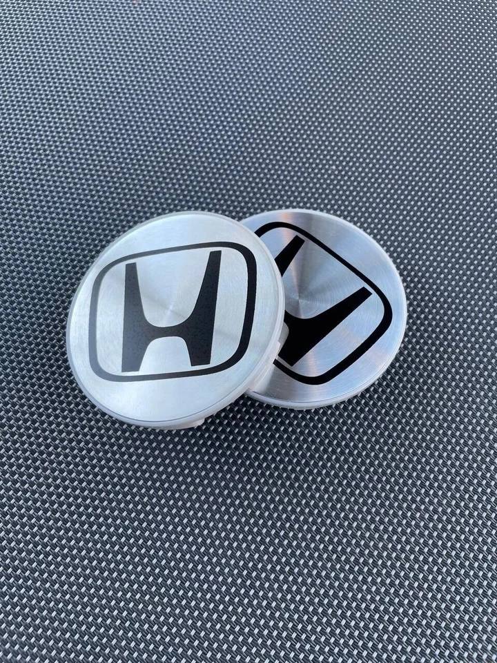 HONDA SET OF 4 SILVER Metallic 69 mm/2.72in Wheel Center Caps - FITS MOST MODELS - Image 2 of 4