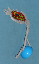 vintage Playmates TOXIC CRUSADERS -- HIDEOUS HOVERCRAFT FLAG part