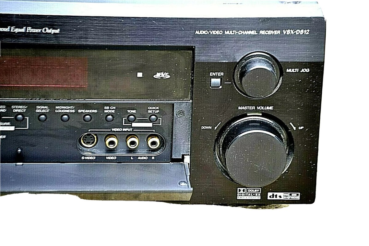 PIONEER Home Theater Stereo Receiver VSX-D812-K 6-Channel - NO