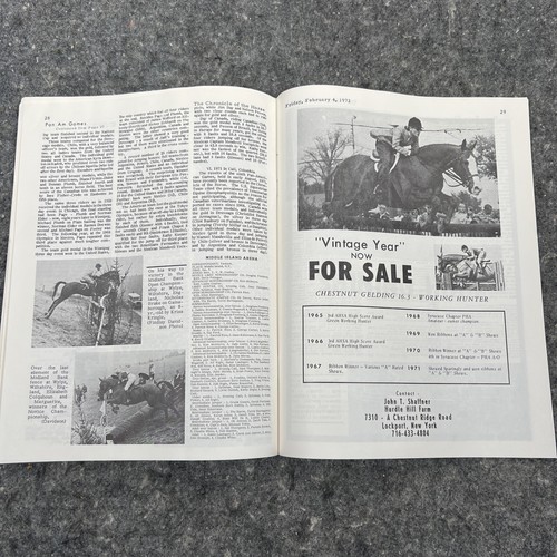 Feb, 4 1972 The Chronicle of the Horse -"Fairfax Hunt's.." Vol XXXV #25 - Picture 9 of 13