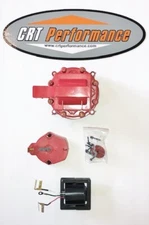 BUICK 225 231 ODD FIRE DAUNTLESS V6 HEI DISTRIBUTOR CAP / ROTOR + COIL KIT - RED