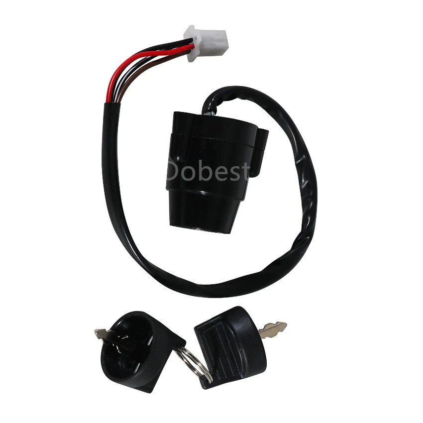 Interruptor de encendido y llaves para Yamaha DT100H 1981 DT100G 1980 DT100K/83 DT100J 1982 Foto 2 de 4