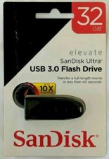 SanDisk 32GB Elevate Ultra USB 3.0 Flash Drive