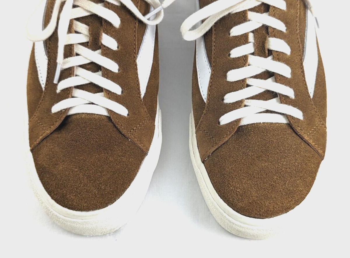 Madewell Sidewalk Lowtop Sherpa SNEAKERS Suede Leather 