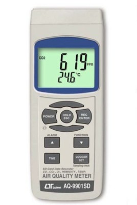 6-IN-1 LUFTQUALITÄT ECHTZEIT DATENLOGGER MESSGERÄT CO CO2 O2 SAUERSTOFF LQ3