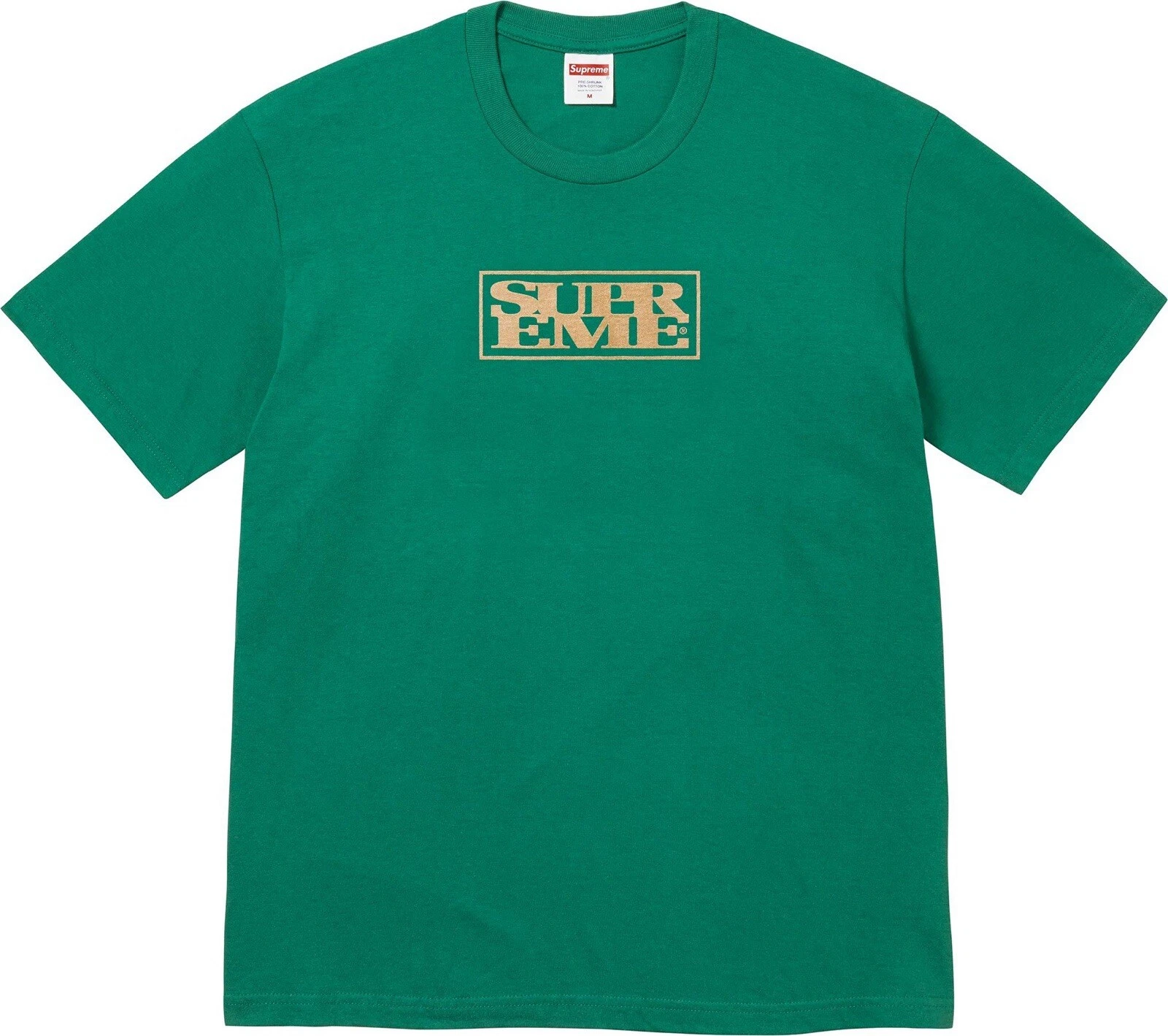 T shirt SUPREME Connect manches courtes logo pin clair (vert) FW24 taille XXL