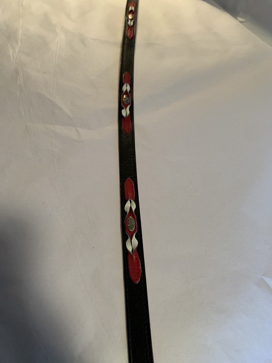Circle Y of Yoakum Handmade Twisted Leather & Silver Belt  display picture 1