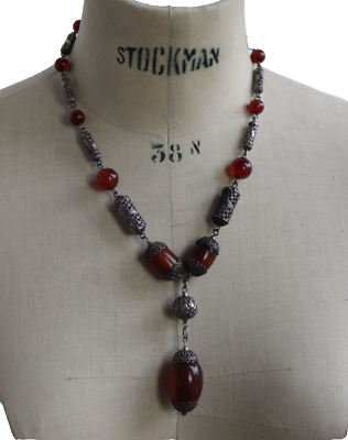 Collier à la mode vintage en bakélite, France, années 1970 En vente sur