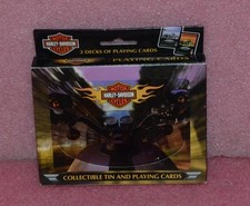 Harley Davidson 2 Decks Of Playing Cards.
