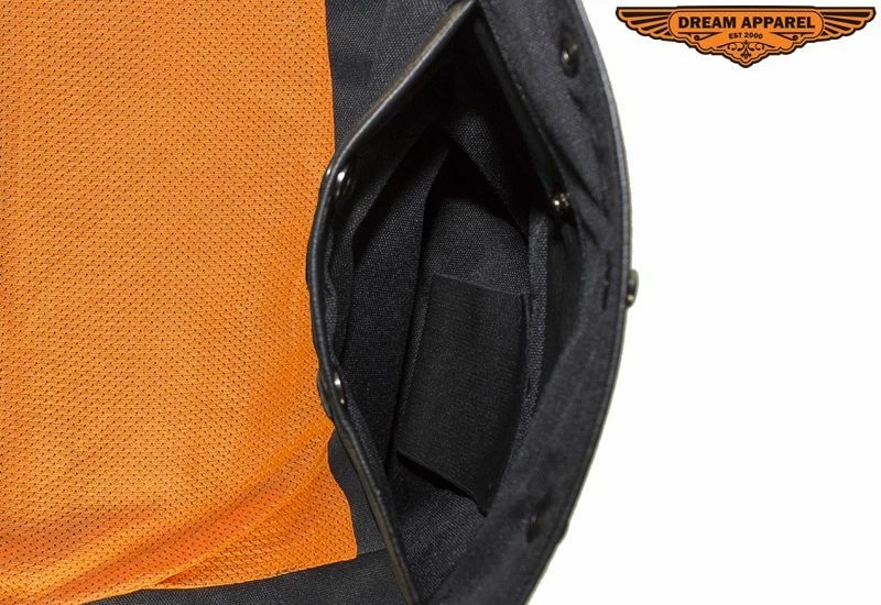 Chaleco de cuero para motocicleta para mujer XL, marrón - trenzado cierre a presión Biker Club Foto 4 de 4