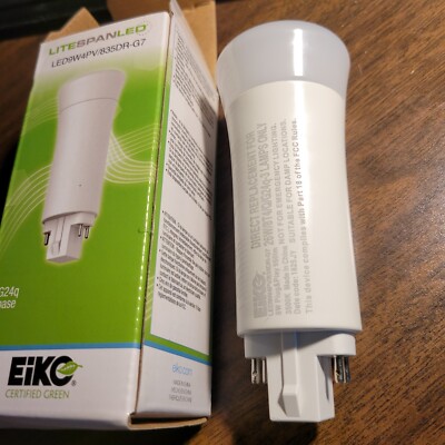 Eiko LED9W4PV/840DR-G7 Litespanled 9W LED Bulb G24Q Base