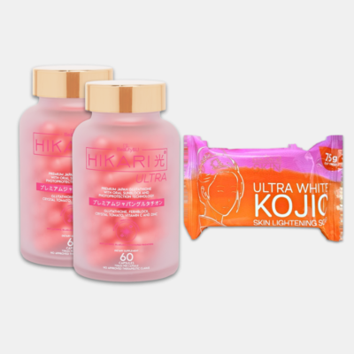 hikari glutathione japan 2 Bottles HIKARI Ultra Premium Japan Glutathione + Kojic Soap