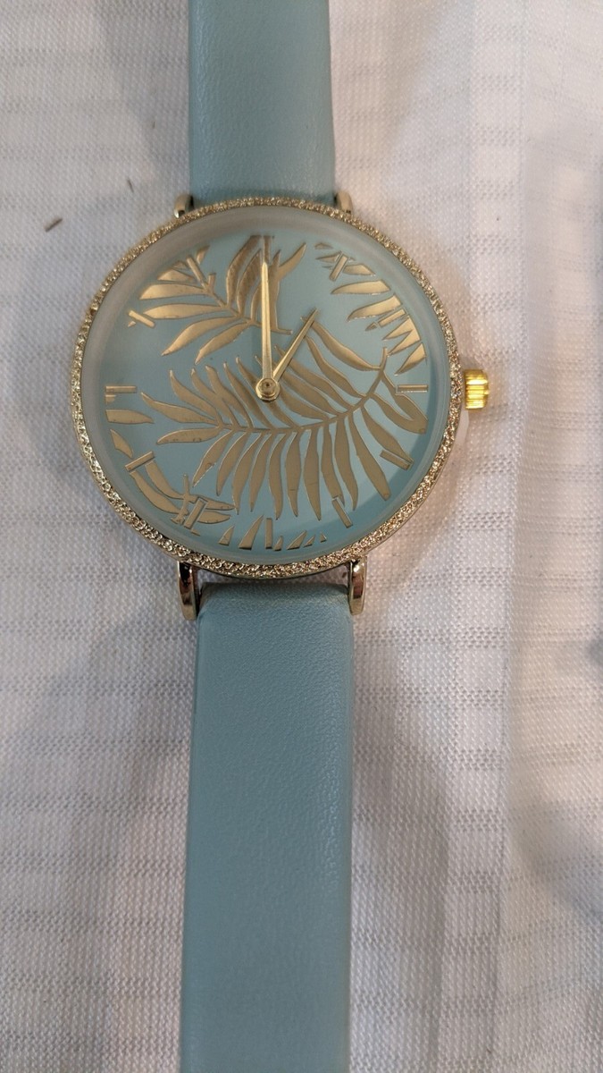 INC INTERNATIONAL CONCEPTS Women Blue Faux-Leather Strap  display picture 2
