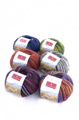 Alpaka Sockengarn 50g - 200m - Wunderschöne Farbauswahl für kuschelige Socken