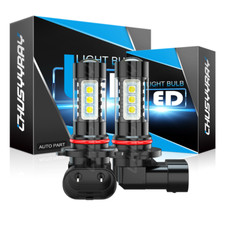 For Dodge RAM 1500 2500 3500 2009-2012 2x H10 LED Fog Lights Bulbs 6000K Combo
