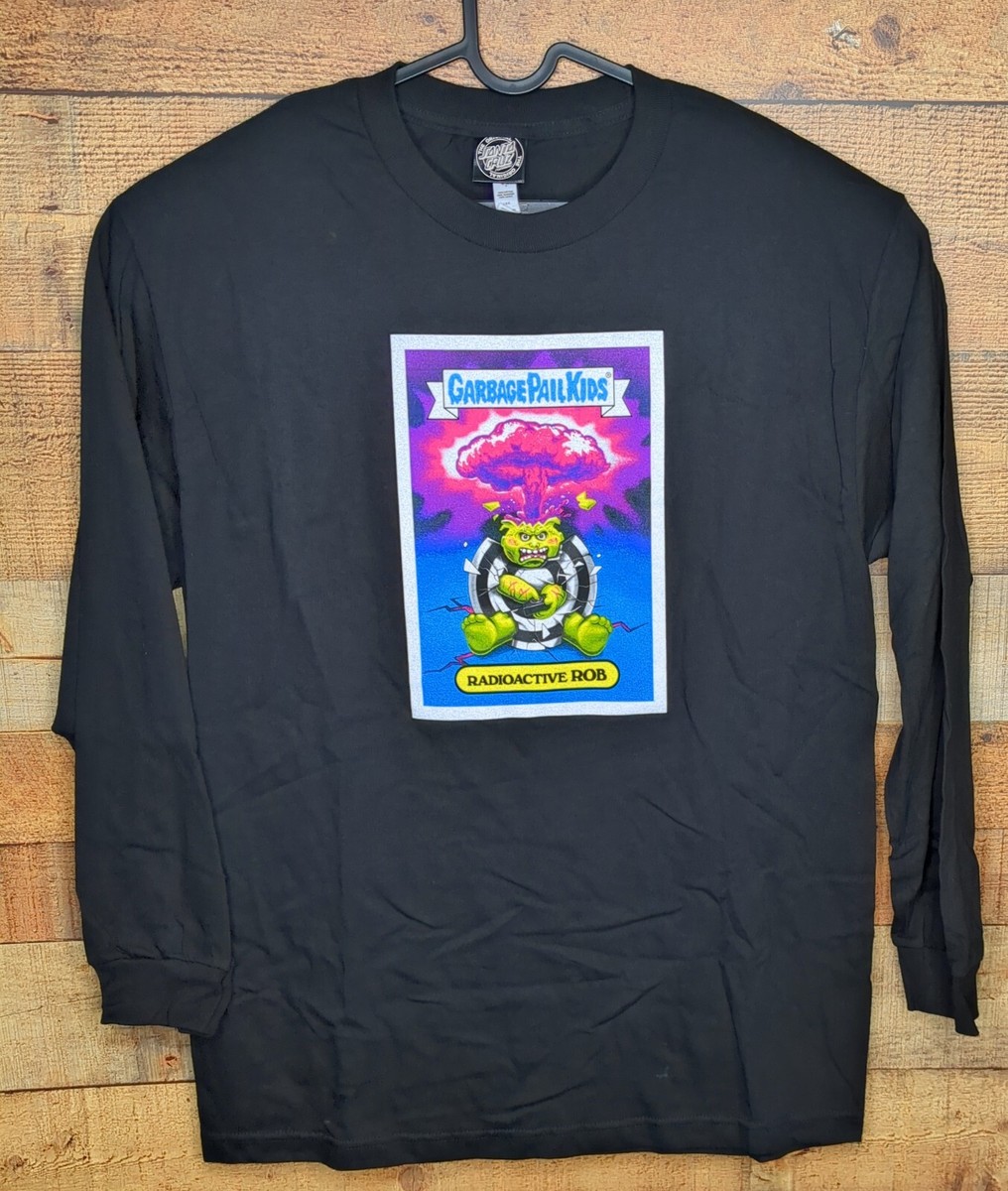 Santa Cruz Skateboards Garbage Pail Kids Radioactive Rob Black LS