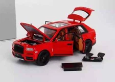 ZD DCM 1:64 Red Cullinan Luxury SUV Sports Model Diecast Metal Car BN