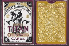Global Titan Club Classic Gold playing cards