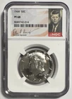 1964 PF68 Proof  Kennedy 90 % Silver Half NGC Graded And a Very Sharp Coin!!