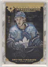 2019-20 Ultimate Collection Introductions Onyx Black 9/25 Dmytro Timashov vm9