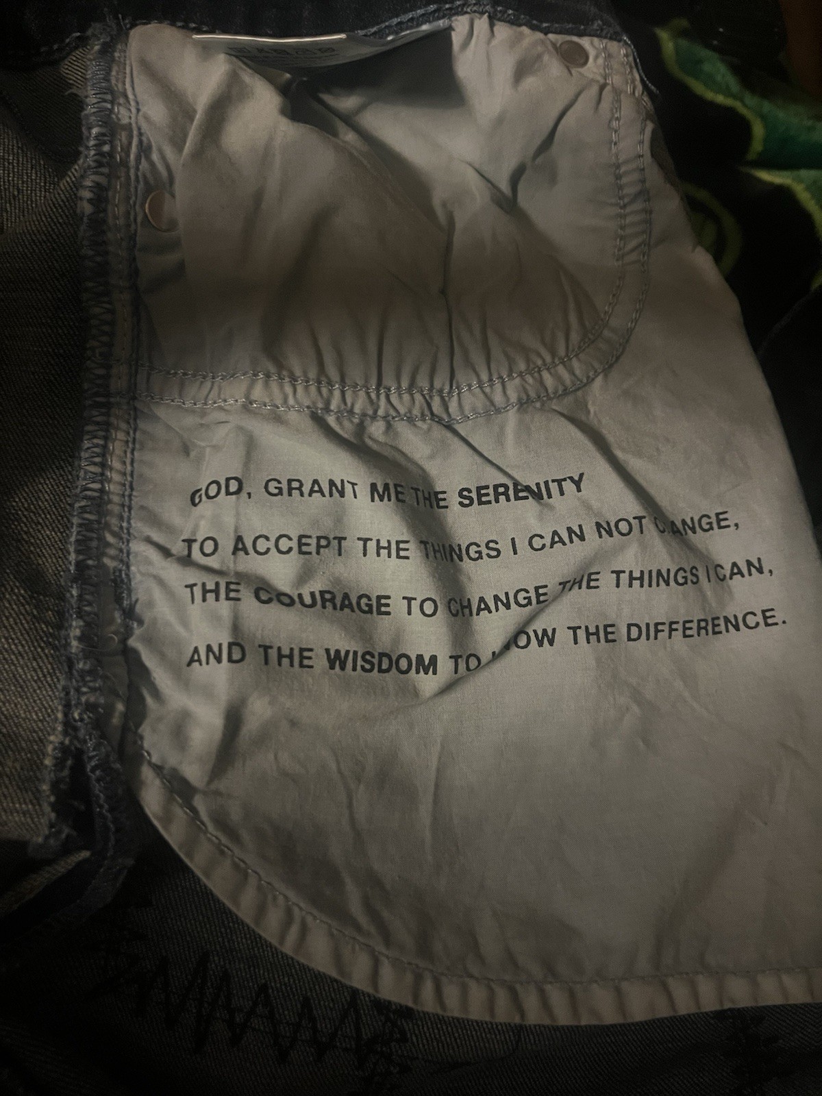 Serenade Patchwork Distressed Denim Stretch Jeans… - image 8