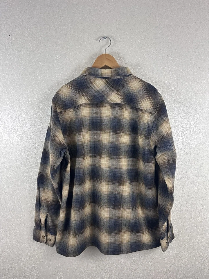 Camisa de franela a cuadros Brixton L/S para hombre - talla grande Foto 2 de 4