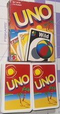 Uno Special Summer Edition Rare Vintage 2001 Complete Deck Missing Instructions