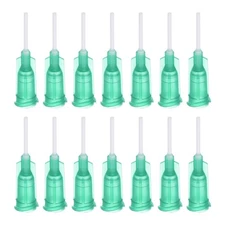 50pcs 18G Dispensing Needles 1/2" PP Needle Tips with Flexible Needle Green